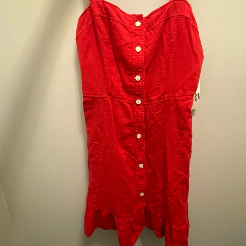NWT red zara dress